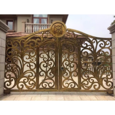 Wrought iron gates