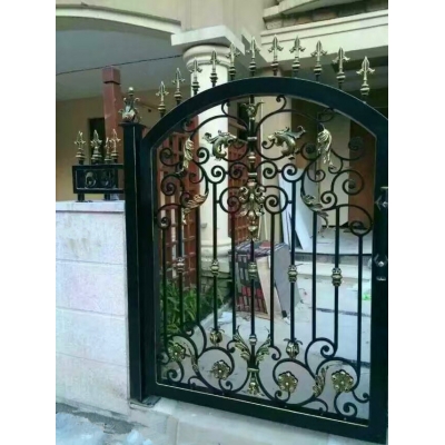 Wrought iron gates