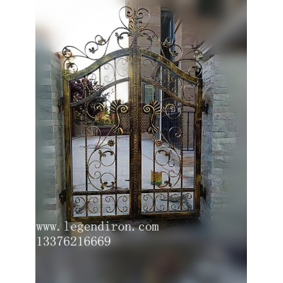 Wrought iron gates