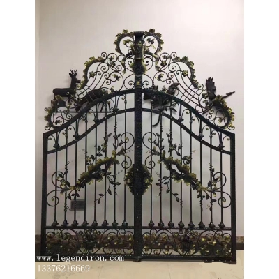Wrought iron gates