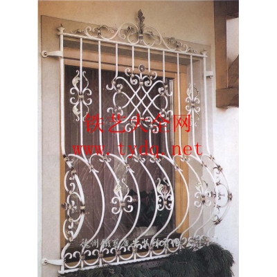 Wrought iron window