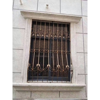 Wrought iron window