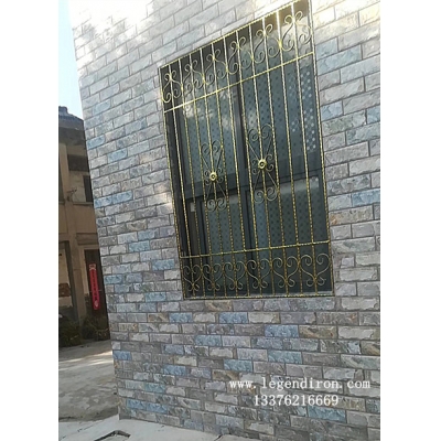 Wrought iron window