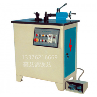 Wrought iron flower bending machine